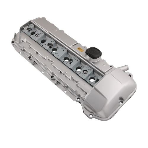 Aluminum Valve Cover Fit 98-02 BMW E39 525i 528i E46 325i 328i 330i X5 w/ Gasket - Foto 6 di 20