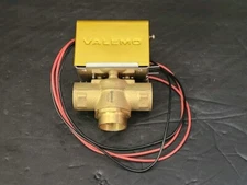 V3417-A1S Zone Valve, 3 way, 1" Sweat, 24 VAC End Switch VALEMO