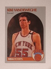 KIKI VANDEWEGHE 1990-91 HOOPS NEW YORK KNICKS CARD #209