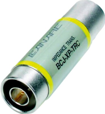 Canare BCJ-XP-TRC XLR3 (M) - BNC, 75 to 110 Ohm Digital Audio Imp -New In Box