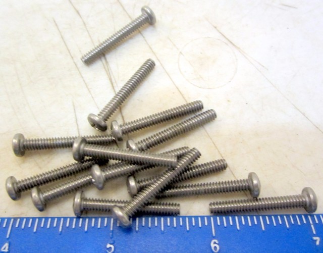 Aircraft Airplane Aviation Parts 1" Steel Phillips Head Screws Size 6