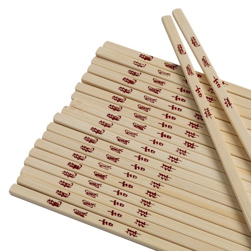 Joyce Chen Reusable Burnished Bamboo Chopsticks Set of 20 - Picture 6 of 6