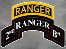 US Army 2nd Battalion 75th Ranger Regiment 3" Decal