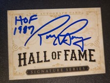 Rick Barry Autograph Signed Hall of Fame Signature Card Basketball