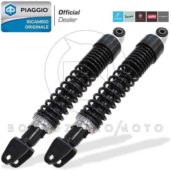 Paar StoßDäMpfer Hinten Originale Piaggio Beverly 350 Sport Touring-image