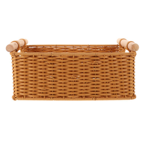 Cestas de cubo de mimbre cestas decorativas de jacinto - Imagen 1 de 12