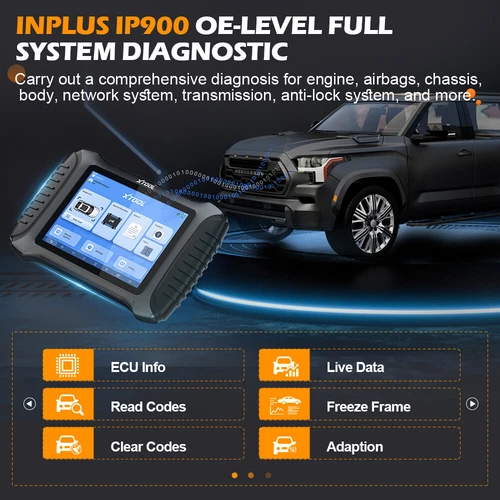 XTOOL IP900 OBD2 Scanner Car Diagnostic Tool 4000+Bidirectional FCA E.CU Coding - Bild 4 von 13