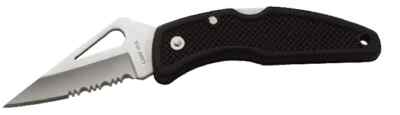 Meyerco MBCAMP2 Camp 6.75'' OA Length Nylon Handle Folding Knife Serrated