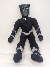 LRG Official Marvel Avengers Black Panther 26" Plush Stuffed Figure Toy Rare Sz