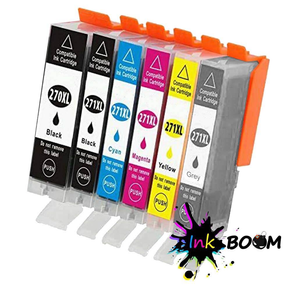 6 Ink Cartridges for PGI-270 CLI-271 PIXMA MG7720 TS8020 TS9020