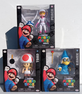 #ad Nintendo The Super Mario Bros. Movie 5quot; Action Figures Lot of 3 Figures $45.00