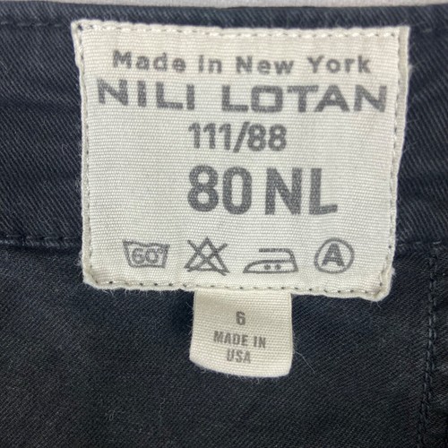 NILI LOTAN New York Ankle Zip French Military Tapered Slim Pant Jogger US6 AU 10 - Picture 2 of 11