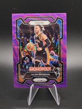 2023-24 Prizm Monopoly Basketball Jalen Brunson 59 Purple Wave New York Knicks