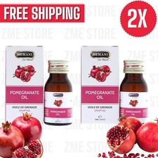 2X Hemani Pomegranate Oil 100 Natural for Skin  Hair ,30ml                   