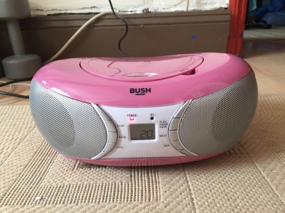 bush bluetooth boombox pink