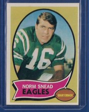 1970 Topps Football #115 Norm Snead - Philadelphia Eagles - A