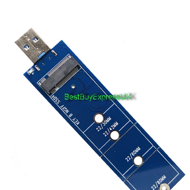 SSD Adaptor Card M.2 SATA B+M Key to USB 3.0 / No Enclosure / Free Delivery! - Image 3 of 4