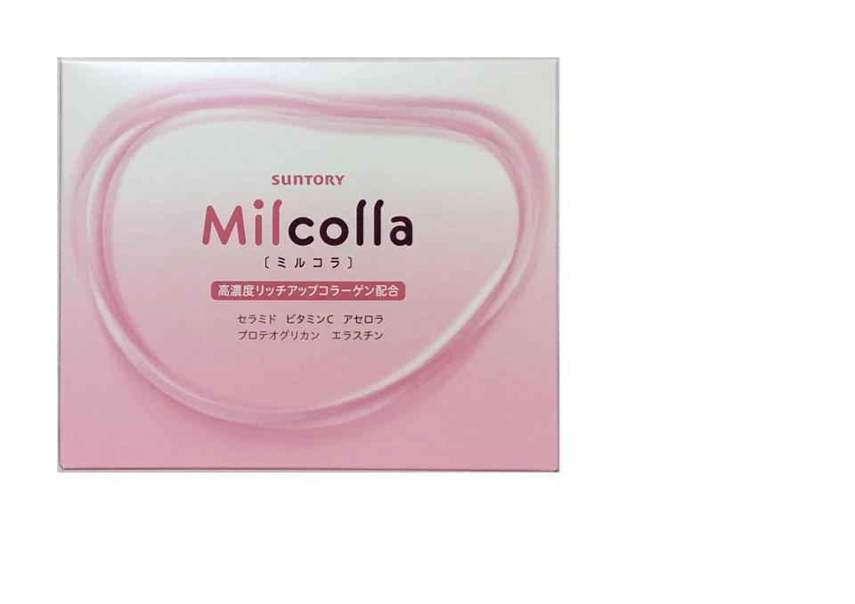 LOTE 5 SUNTORY Milcolla Polvo 5x 30 Stick Tipo 150 días Bebida Colágeno Japón NUEVO Foto 2 de 2