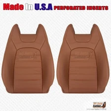 2018 2019 2020 2021 Mercedes Benz C300 Coupe Left-Right Tops Leather Cover Brown