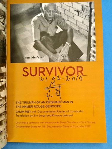 Book, Survivor By Chum Mey Signed Cambodia Khmer Rouge - Imagen 2 de 5