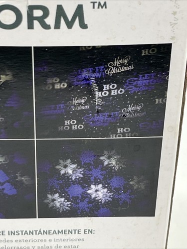 LED Lightshow Snowstorm Christmas Snowflake Projections Holidays Open Box - Picture 5 of 10