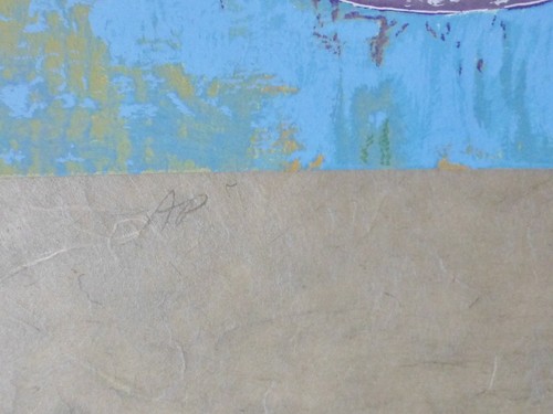Lu Hong MAGIC 1989 Deluxe on rice paper Serigraph HAND SIGNED Chinese Artist art - Picture 4 of 4