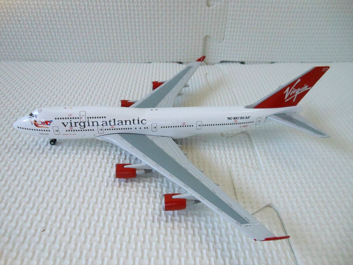 Gemini Jets Virgin Atlantic Boeing 747-4Q8 1:400 Flugzeug Diecast
