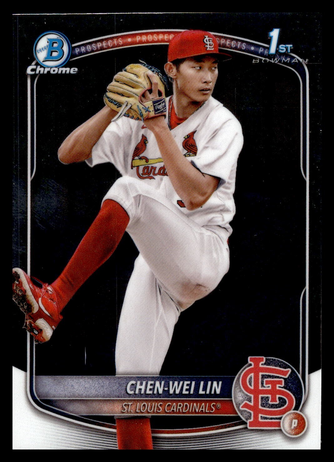 2025 Topps Bowman Prospects Chrome BCP-141 Chen-Wei Lin