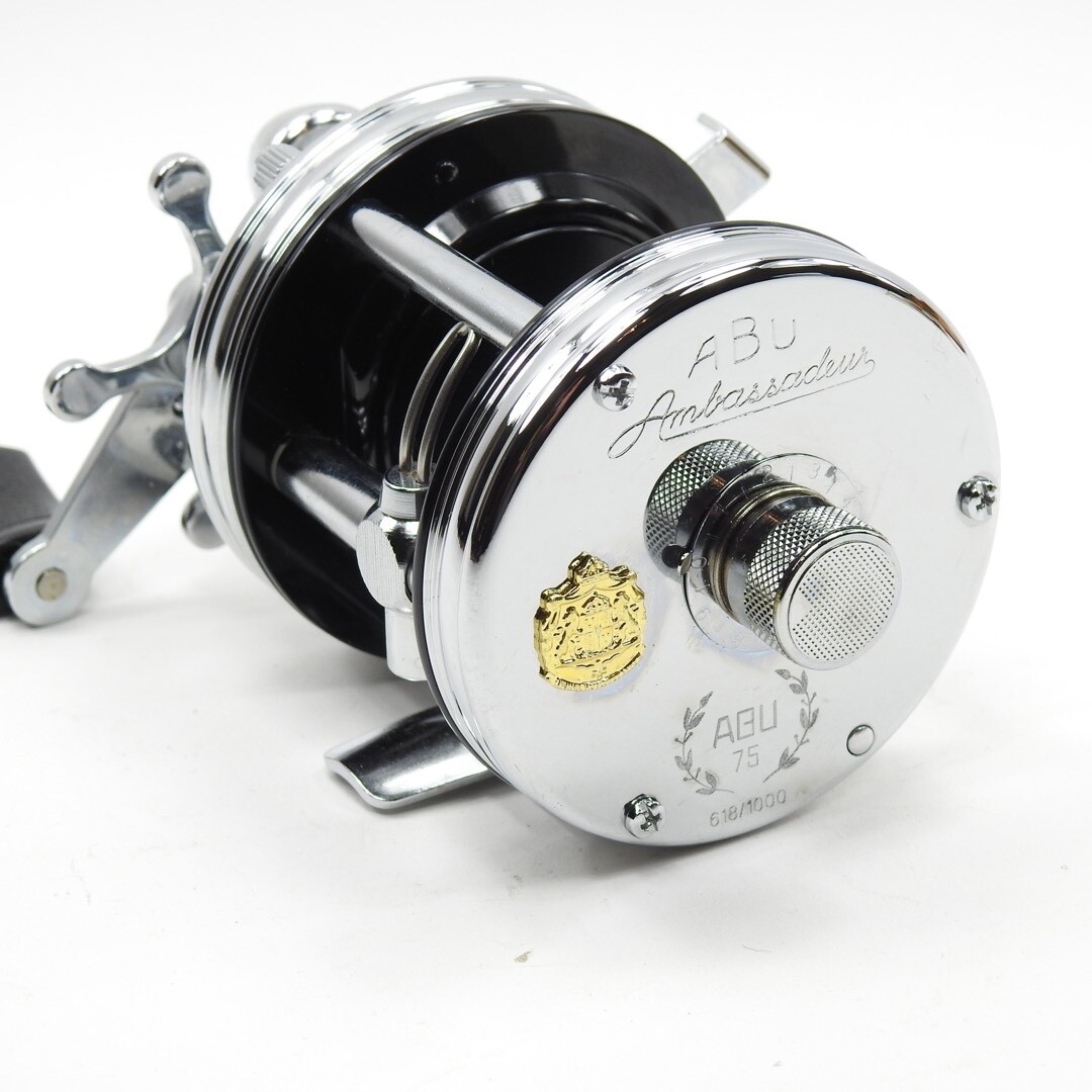 リール AbuGarcia - ambassadeur baitcasting reel Abu Garcia Ambassadeur 75th Anniversary Chrome Fishing Reel
