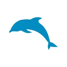 Dolphin Vinyl Decal Car Window Laptop Sticker