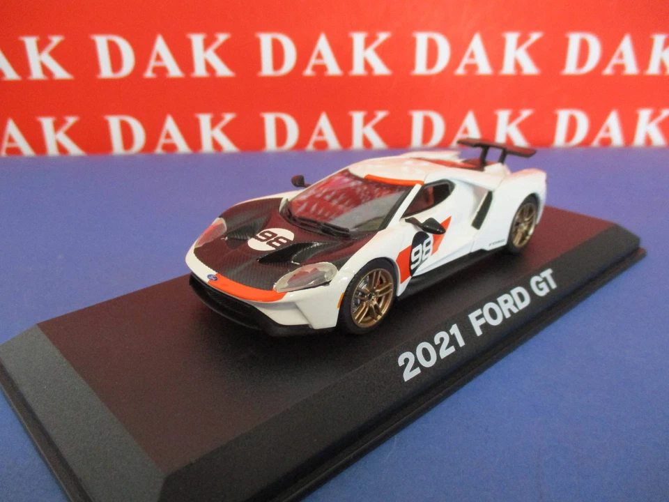 Die cast 1/43 Modellino Auto Ford GT N98 2021 by Greenlight - Immagine 2 di 4