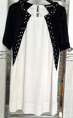 Biba House of Fraser Sequin Rhinestone Cocktail Party Mini Dress