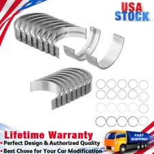 Main & Rod Bearings + STD Piston Rings Set for TOYOTA CAMRY 2.4L L4 2AZFE Engine