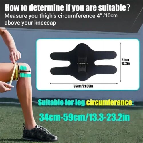 Breathable Knee Protection Booster Non-Slip Knee Booster New Knee Brace - Picture 2 of 14