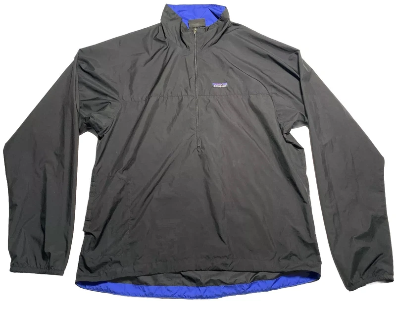 patagonia helium pullover 1/2 zip lightweight windbreaker jacket