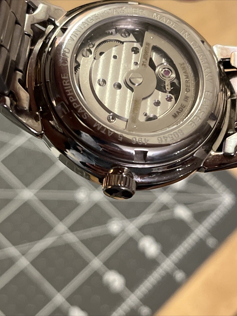 Elysee Ocean Pro Orologio Automatico Uomo 40mm – Subacqueo 20ATM – Vetro Zaffiro Nero