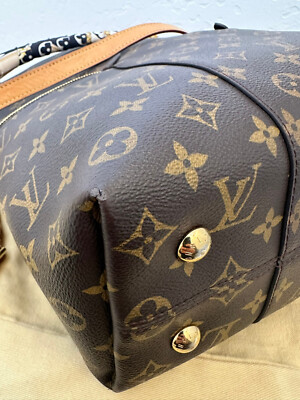 Louis Vuitton Bag and Scarf M41544 M73965 Melie Brown Monogram w