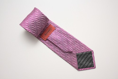 Missoni Abstract Silk Tie Made In Italy