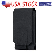 Tactical Military Molle Phone Holster Pouch Waist Pack Bag Holder Universal
