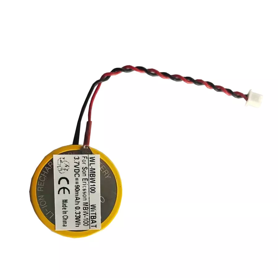 WL MBW100 Battery For Sony Ericsson MBW 100 MBW 150 Bluetooth Watch 3.7V 90mAh