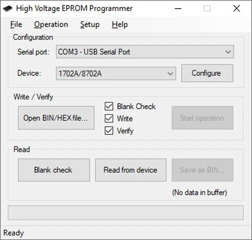 HVEPROM - EPROM programmer PCB for 2708, 2704, TMS2716, MCM68764, MCM68766 - Image 3 of 3