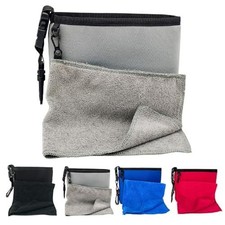 Golf Cleaning Pouch Triple Barrier Structure Water Repellent Lightweight Golf Cl