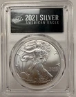 2021 AMERICAN SILVER EAGLE $1 999 FIRST DAY OF ISSUE TYPE 1 PCGS MS70