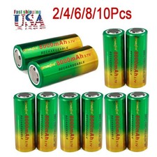 Skywolfeye 26650 Battery 3.7V 8000 mah Rechargeable Cell Batteries Lot