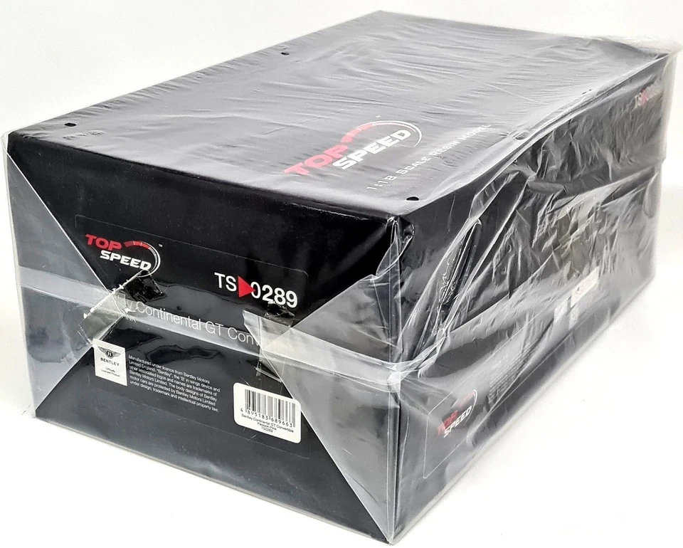 Coche modelo Bentley Continental GT convertible TopSpeed 1/18 rosa pasión resina Foto 2 de 4