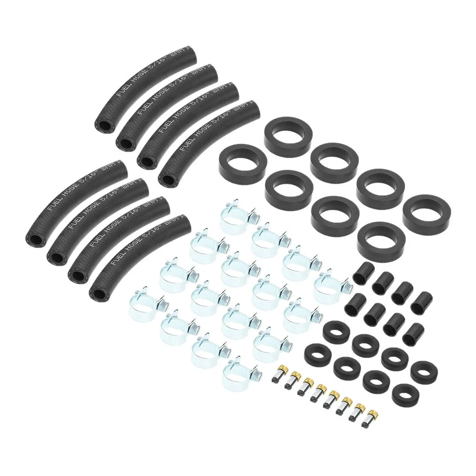 Fuel Injector Repair Kit Seals Pintle Caps Filters for Mercedes Benz Volvo BMW - Image 3 of 4