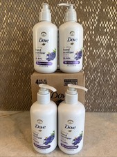 Lot Of 4 Dove Hand Sanitizer Nourishing Lavender Chamomile 8oz EACH DISCONTINUED