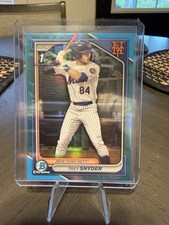2024 Bowman Chrome Trey Snyder Teal Refractor