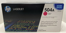 GENUINE HP CE253A 504A MAGENTA TONER CARTRIDGE FOR CP3525, CM3530- NEW SEALED