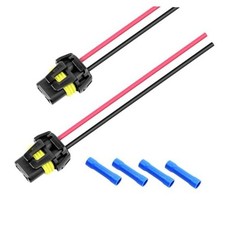 2 Pcs 9005 9006 HB3 HB4 Fog Light Wiring Harness,OEM Replacement Female